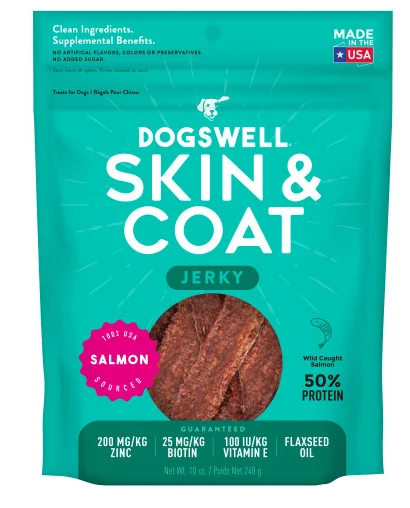 - Pet monitor with cameraDOGSWELL JERKY SKIN AND COAT GRAIN-FREE SALMON 10OZ