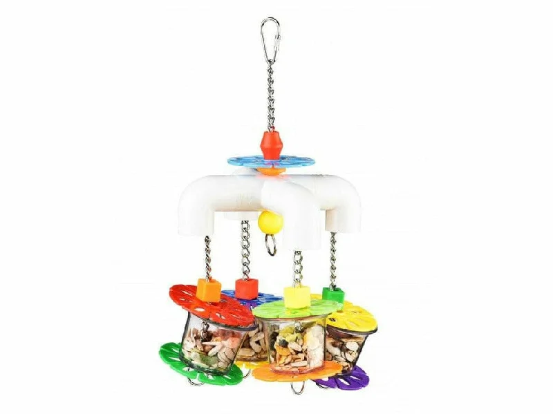 - Teething and chewing toys for puppiesForaging Party Parrot Toy