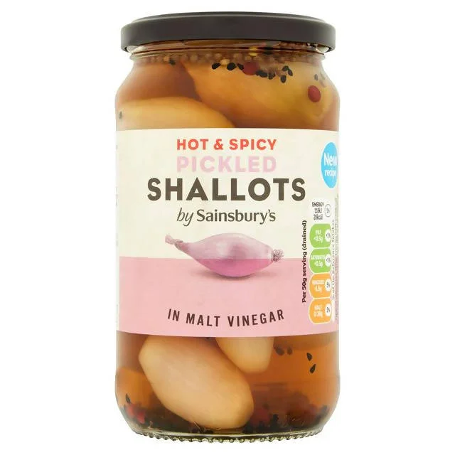 - Cat hair ball removal and hair removal creamSainsbury's Hot & Spicy Pickled Shallots in Malt Vinegar 465g