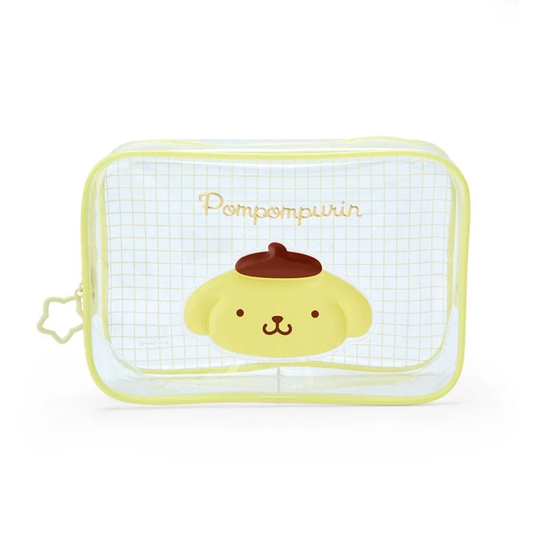 - Winter dog thick down jacketPompompurin Clear Grid Zipper Pouch