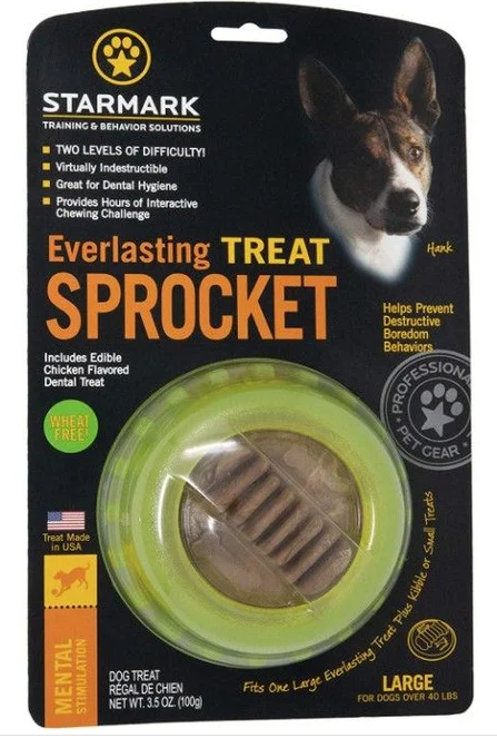 - Cat anti-jump window safety netSTARMARK EVERLASTING TREAT SPROCKET LARGE 1 COUNT