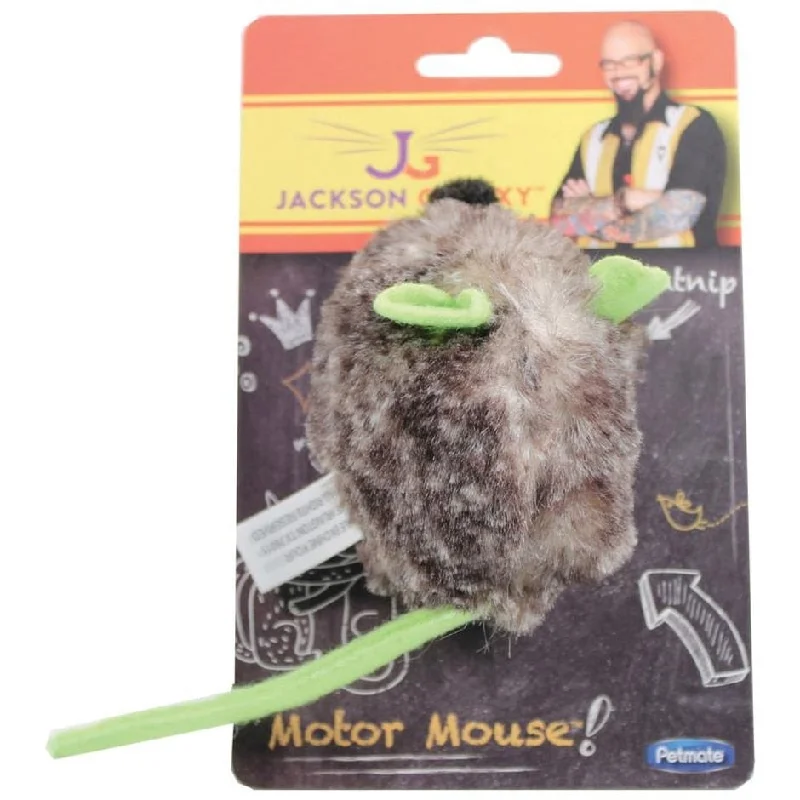 - Postoperative pet anti-licking Elizabethan collarJACKSON GALAXY MOTOR MOUSE WITH CATNIP (GRAY/GREEN)