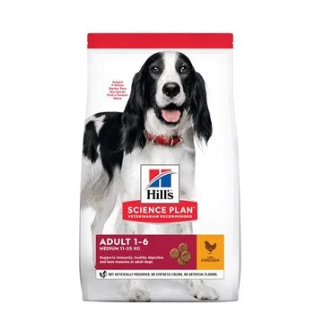  -Cost-effective dog foodHill's Science Plan Chicken Medium Adult Dog Food (select size for price)