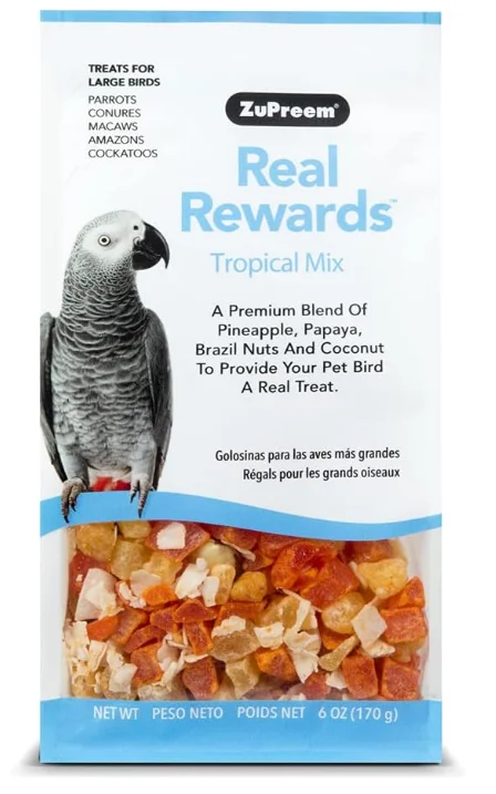  -Anti-scratch sofa protective coverZuPreem Tropical Mix Real Rewards Treat Blend, 6 Ounces, for Parrots Conures Macaws Amazons and Cockatoos