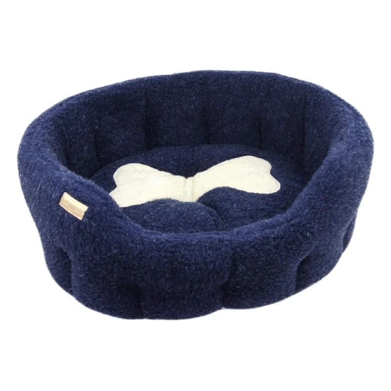  . **Dog shoes are anti-slip and wear-resistant**Earthbound Classic Bone Navy Dog Bed Small