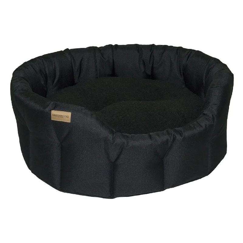  . **Pet toys are bite-resistant and wear-resistant**Earthbound Classic Waterproof Round Black Dog Bed Small