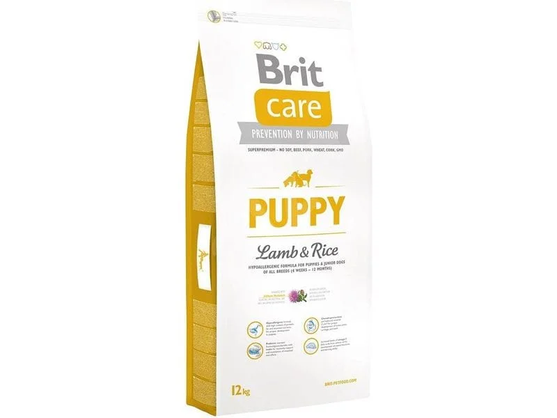 - Remote interactive pet feederBrit Care Puppy Lamb & Rice 12 kg