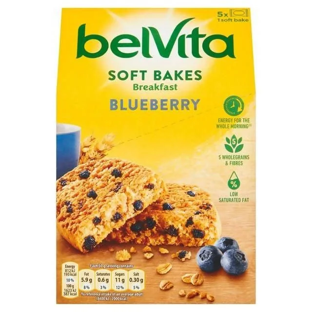 - Teething and chewing toys for puppiesBelvita Breakfast Biscuits Soft Bakes Filled Blueberry Multipack 250g