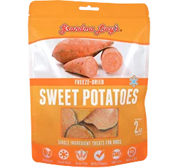 - Rabbit grass rack to prevent waste food boxGrandma Lucy's Singles Freeze Dried Sweet Potatoes Single Ingredient Dog Treats