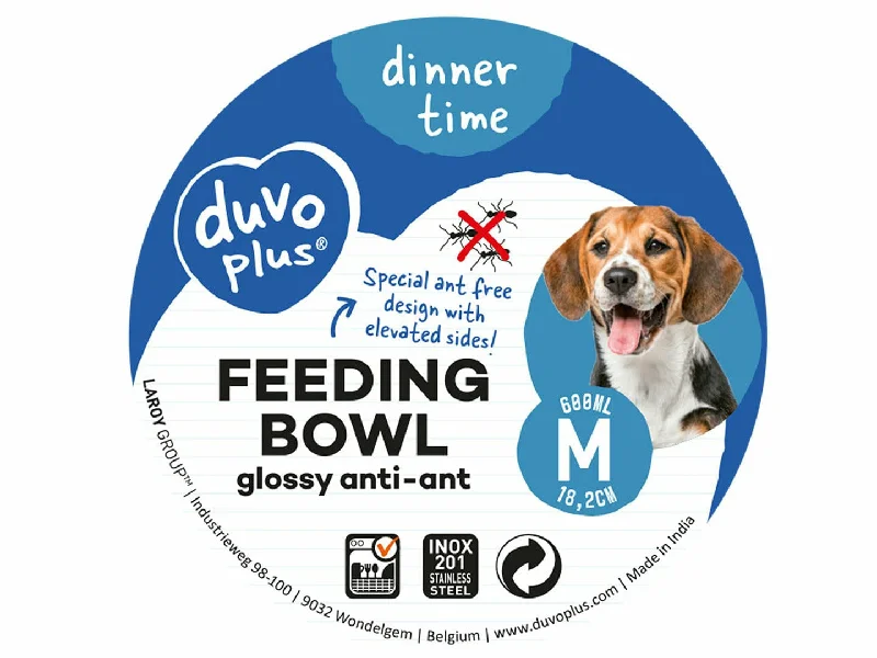 Pet ProductsFeeding Bowl Glossy anti-ant M - 600ml - 18,2CM