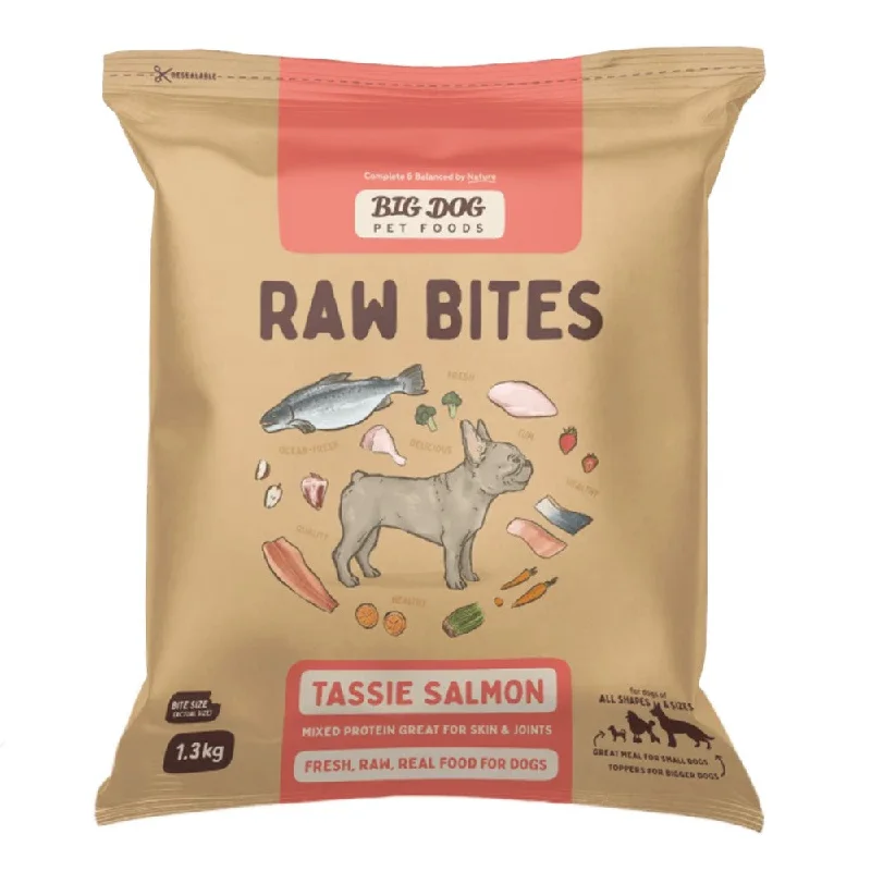 - Special food for puppiesBig Dog Raw Bites Salmon Dog Food 1.3kg