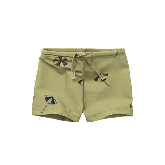 - Air box TSA certified check-inSproet and Sprout Olive Green Umbrella Print Swim Shorts