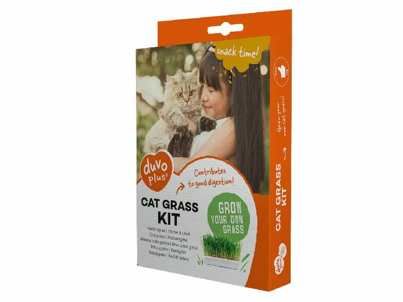 - Pet monitor with cameraCat grass kit 70g - 17,5x13x3cm