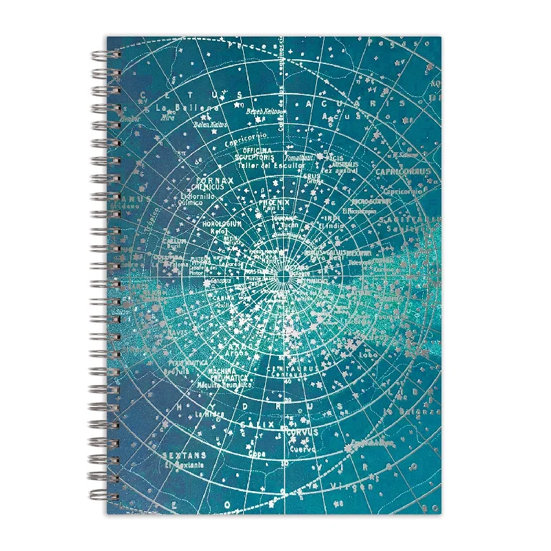 ---Constellation Grid 7 x 10" Wire-O Journal