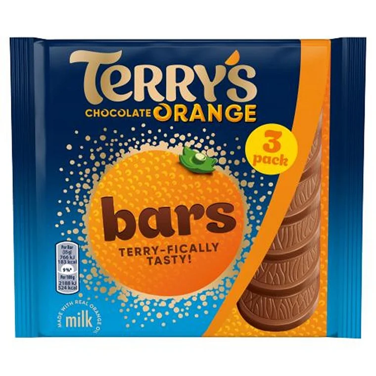 - Custom pet birthday cakeTerry's Chocolate Orange Bars, 3pk