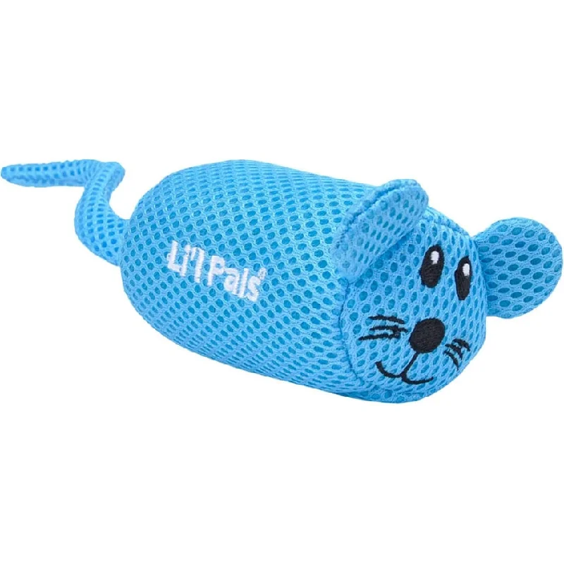  -Anti-slip claw protection raincoat FOR dogsLIL PALS MESH MOUSE (5 INCH, BLUE)