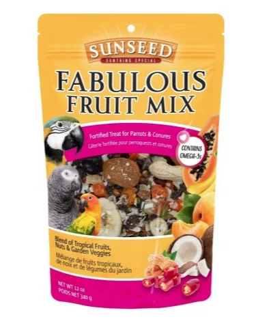 - Car dog seat beltSunseed Fabulous Fruit Mix Fortified Treat for Parrots and Conures