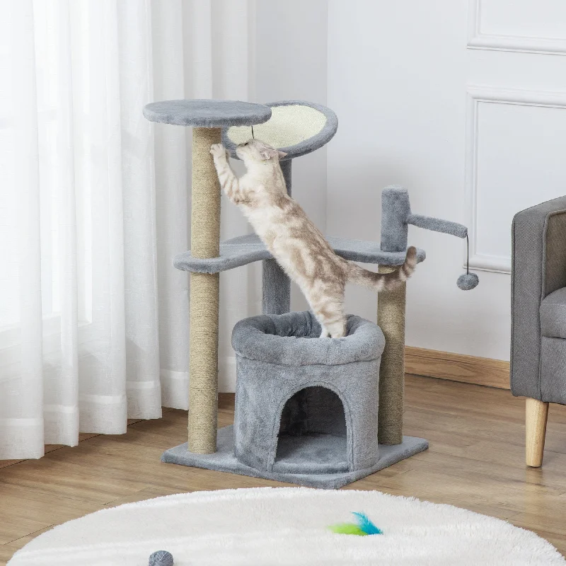  . **Dog muzzle is breathable**PawHut 87 cm Cat Tree for Indoor Cats