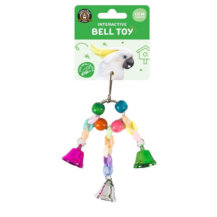 - Dog anti-slip matBird Toy, Interactive Bells