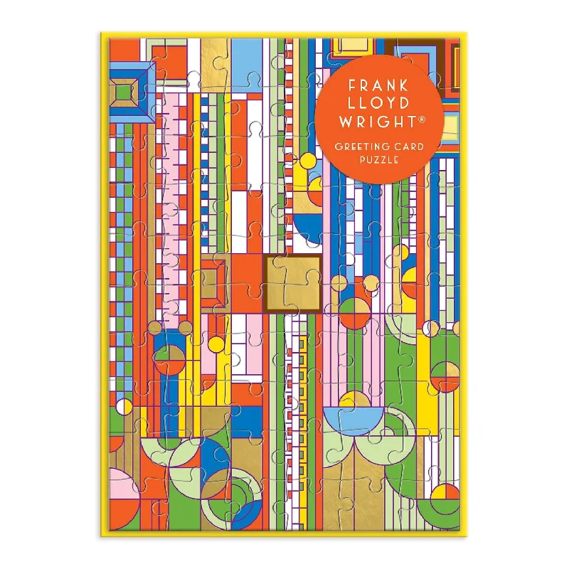 Pet ProductsFrank Lloyd Wright Saguaro Forms & Cactus Flowers Greeting Card Puzzle