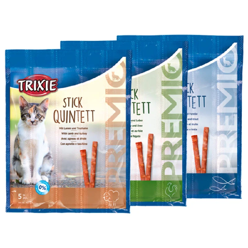    - Cat food discounts and promotions  - Gastrointestinal conditioning dog foodTrixie Stick Quintett 5x5g