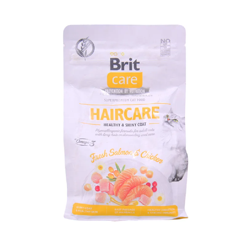    - Grain-free cat food recommendations  - Wholesale price of dog foodBRIT CARE CAT FOOD HAIRCARE FRESH SALMON & CHICKEN 400 GM