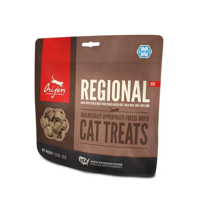  . **Price and Purchasing**  - Food for large dogsOrijen Cat Treats - Regional Red