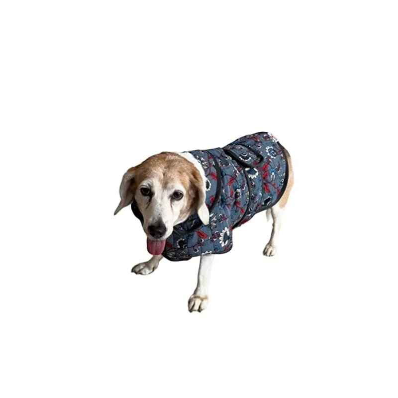 - Cat anti-jump window safety netFlury Cotton Quilted Coat for Dogs Single Strap - Gray Gardens