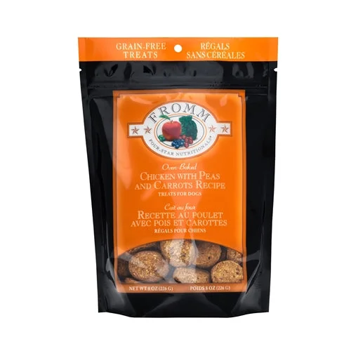 - Natural latex pet mattressFromm Four-Star Nutritionals Oven-Baked Chicken with Carrots and Peas Treats for Dogs