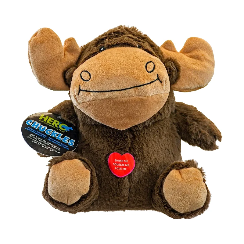 - Teething and chewing toys for puppiesHero Chuckles Multi-Sound Moose