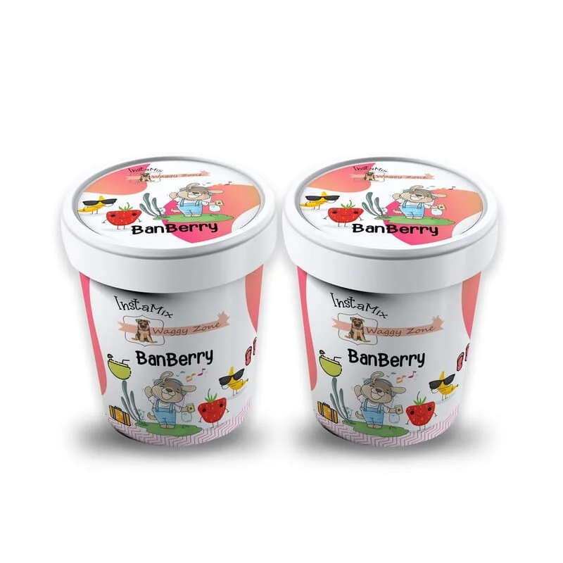 - Pet vitamin complex nutrition tabletsWaggy Zone Ice Cream Banberry - Banana & Strawberry, 40 gms - Pack of 2